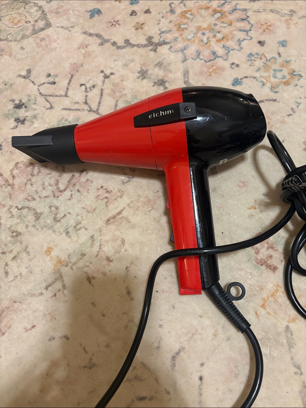 Elchim Dryer 2001 High Pressure Black/Red. Retails for 160.00 Works great!
